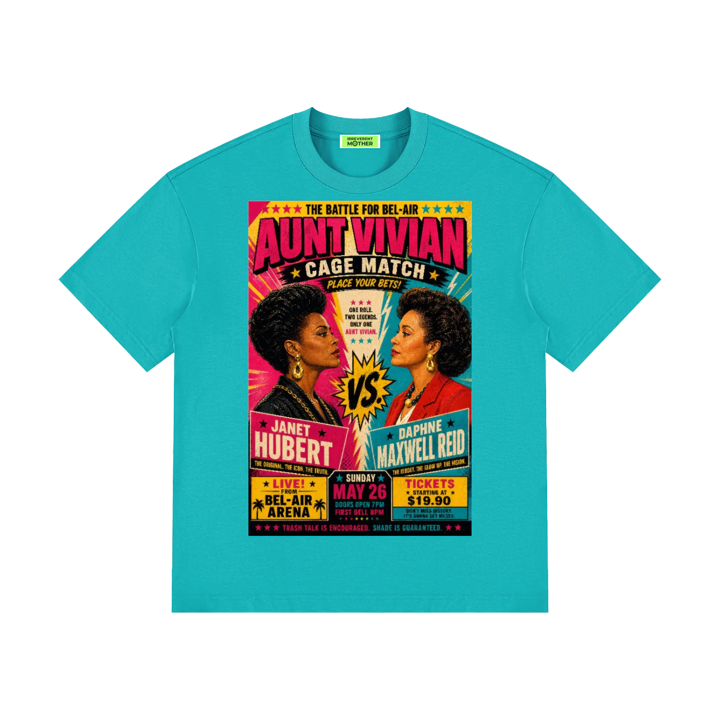 Aunt Vivian Cage Match Oversized Unisex Tee v.2