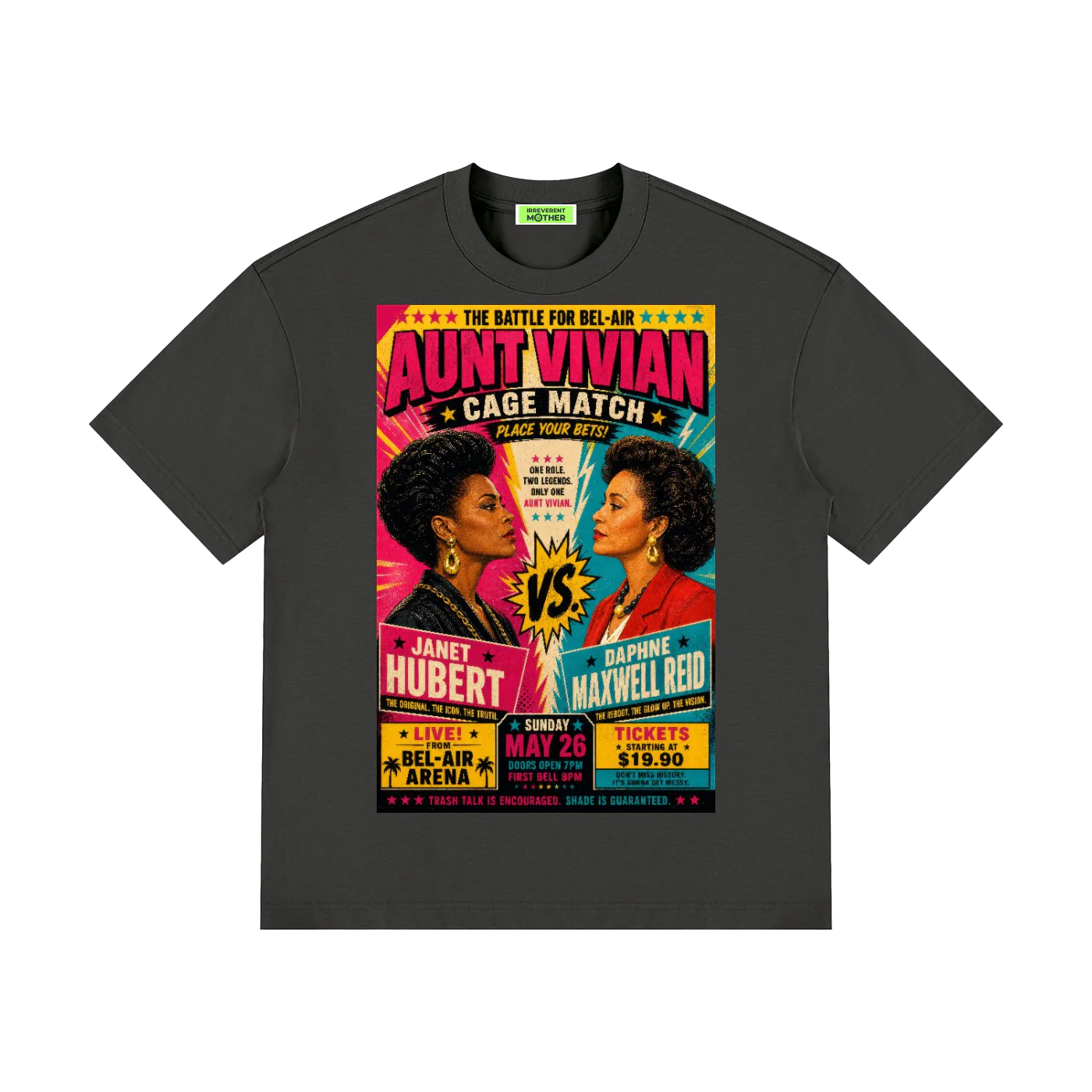 Aunt Vivian Cage Match Oversized Unisex Tee v.2