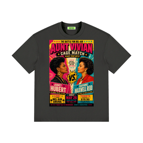 Aunt Vivian Cage Match Oversized Unisex Tee v.2