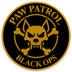 Black Ops Circle Sticker