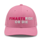 FinasteRIDE OR DIE - Pink Puff Embroidery Trucker Hat