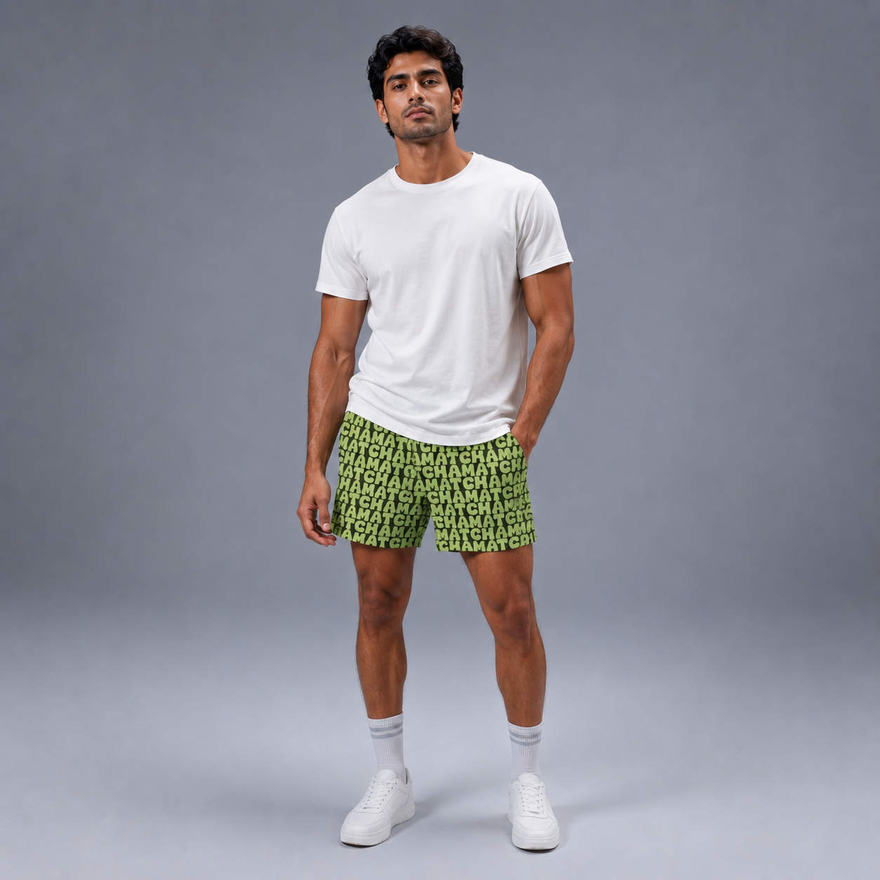 MATCHA^∞ Unisex Cotton Short Shorts