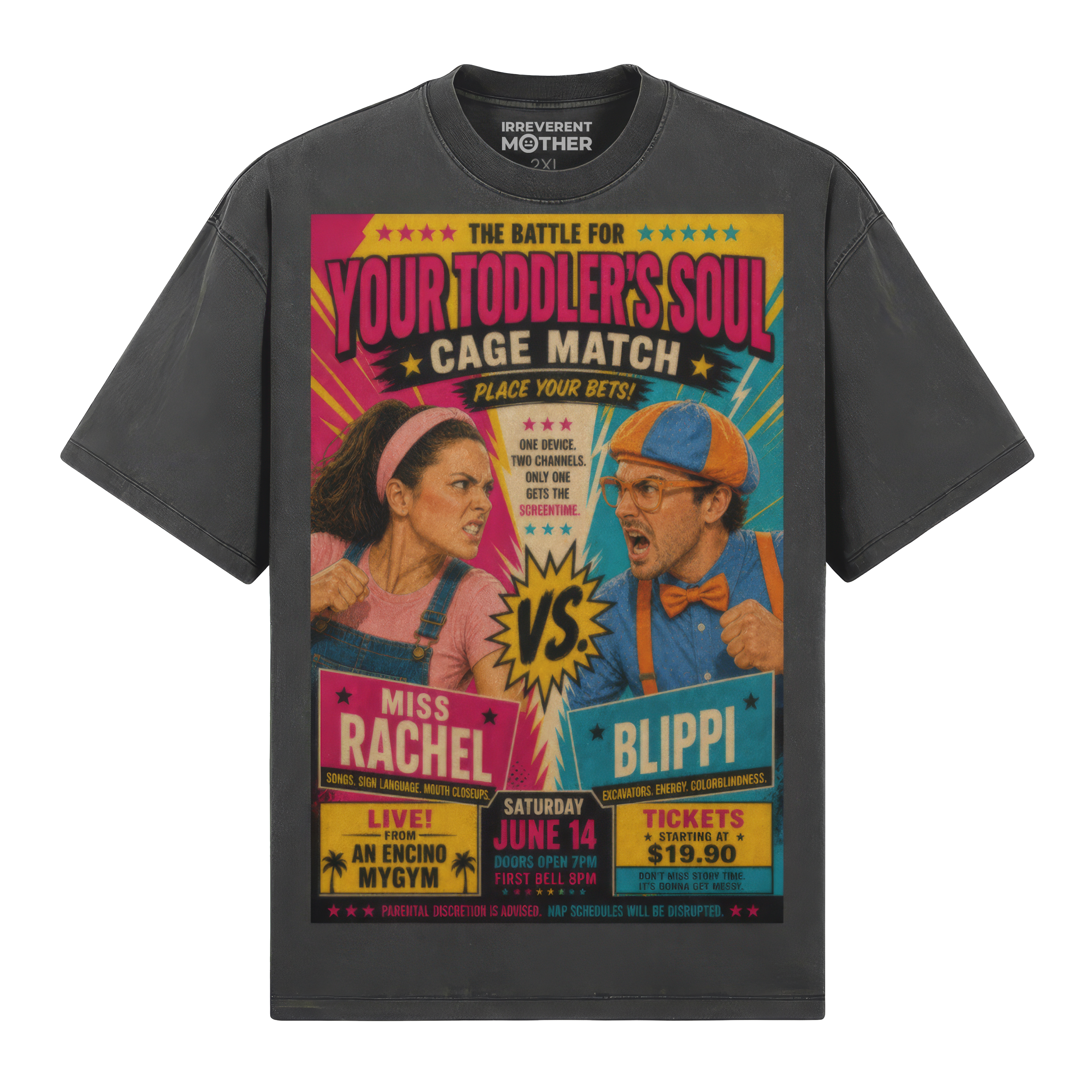 Toddler's Soul Cage Match Oversized Unisex Tee
