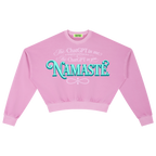 Namaste, Robot Overlords - Vintage Washed Cropped Sweatshirt