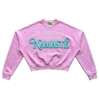 Namaste, Robot Overlords - Vintage Washed Cropped Sweatshirt