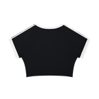 Red Flags Warning Raglan Crop Tee