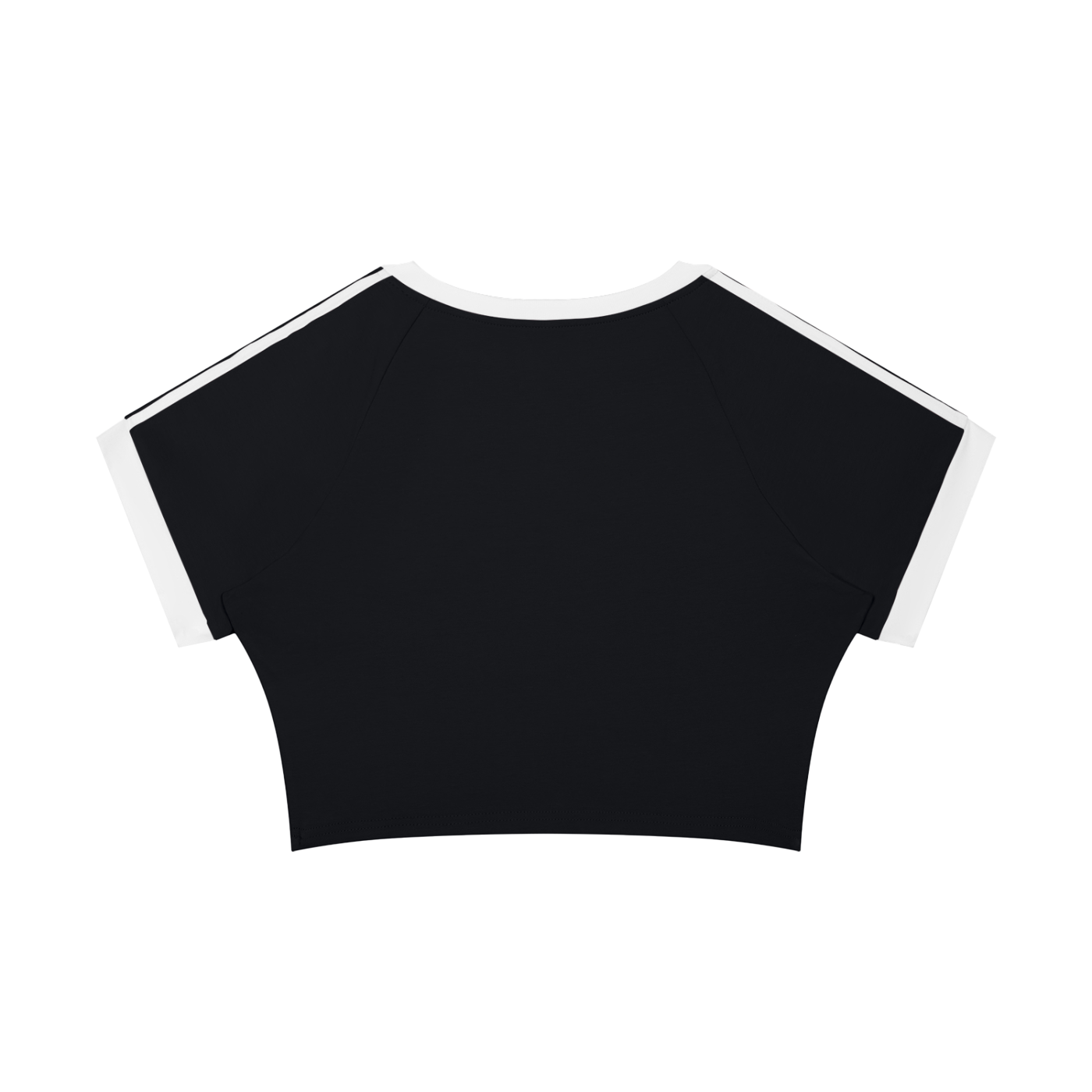 Red Flags Warning Raglan Crop Tee