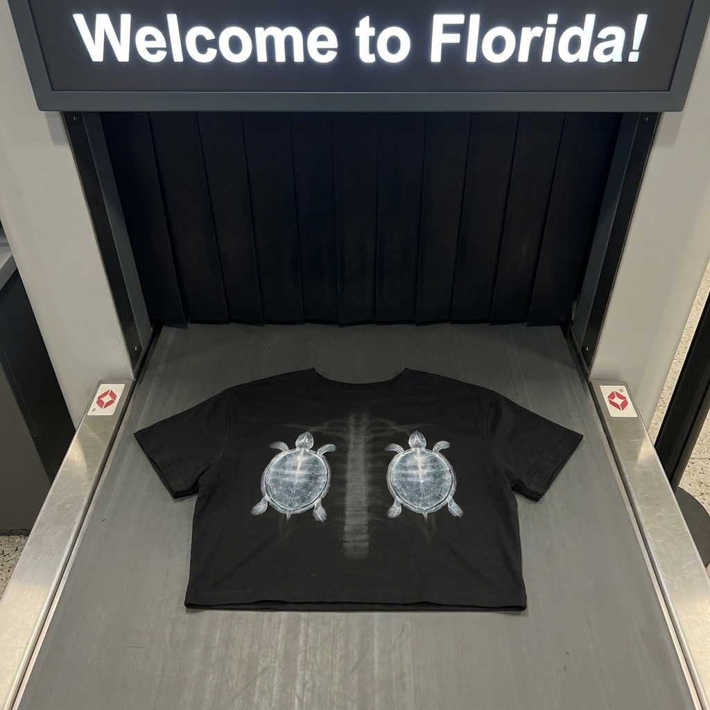 Turtle Smuggler X-Ray Baby Tee