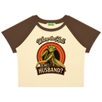 Where TH is My Husband? Raglan Baby Tee