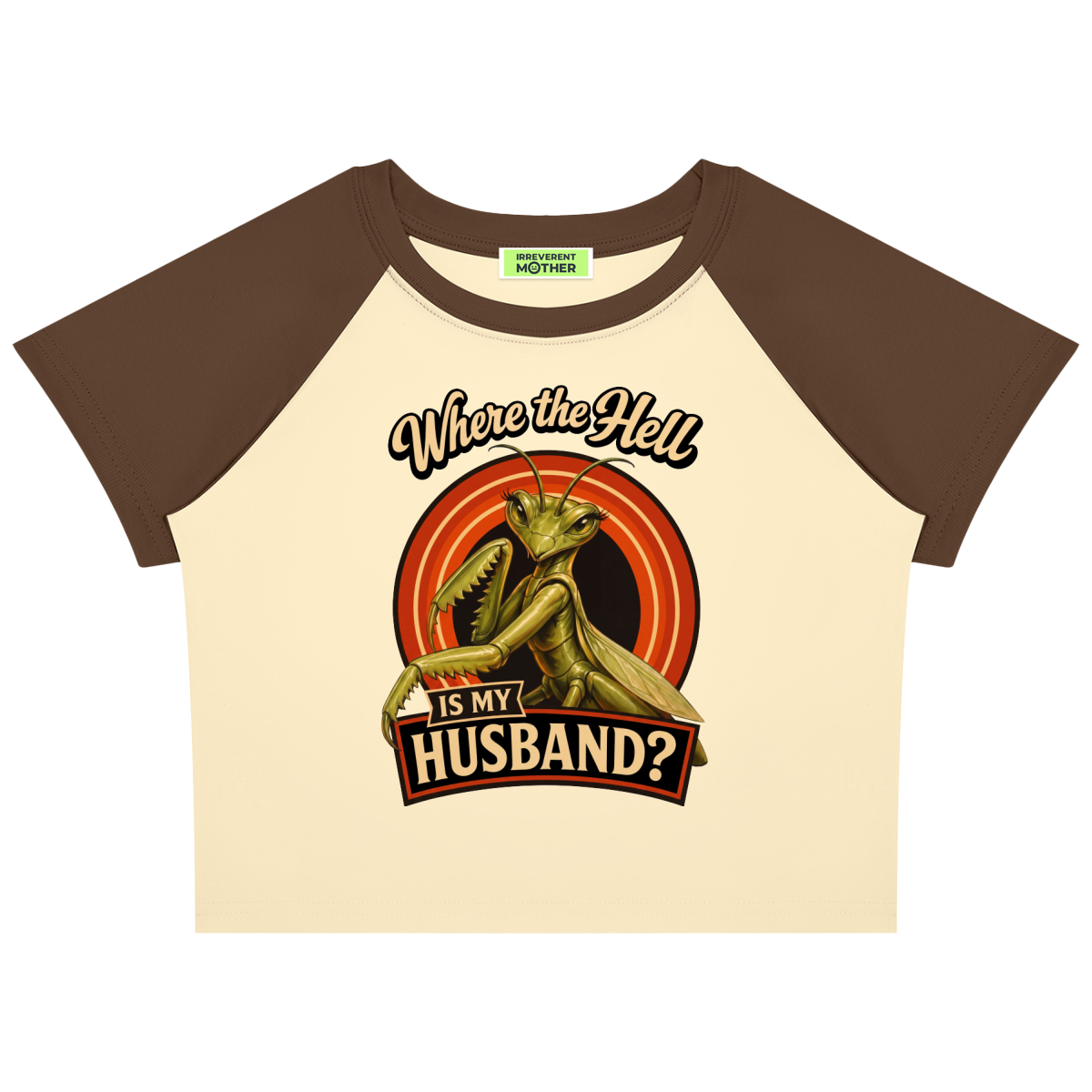Where TH is My Husband? Raglan Baby Tee