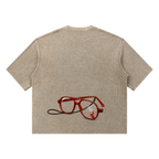 Where's Judy Winslow? Unisex Mineral Wash Waffle Boxy T-Shirt