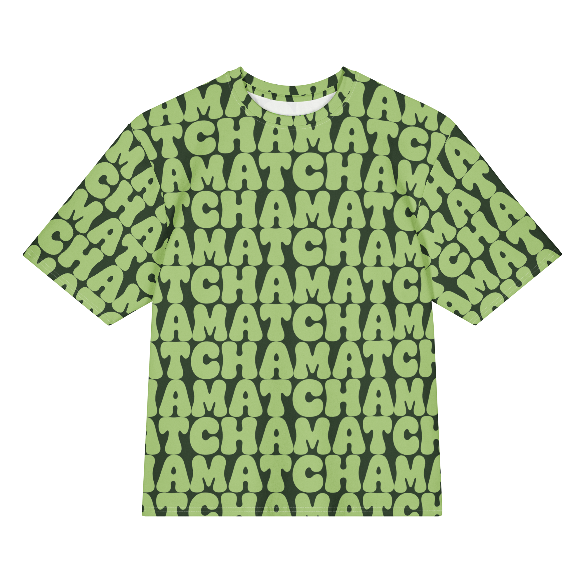 MATCHA^∞ Oversized Heavyweight Cotton Tee