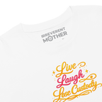 Live Laugh Lose Custody Crop Tee